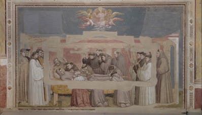 morte di san Franceso, cappella Bardi