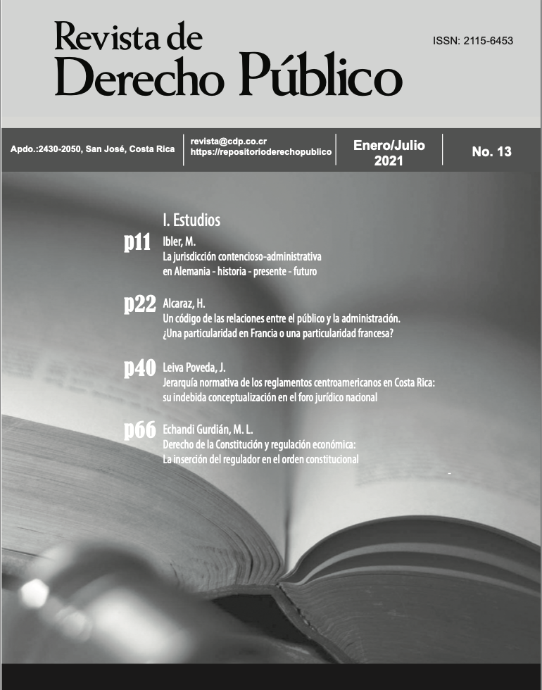 Derecho de la Constitución y regulación económica: La inserción del regulador en el orden constitucional