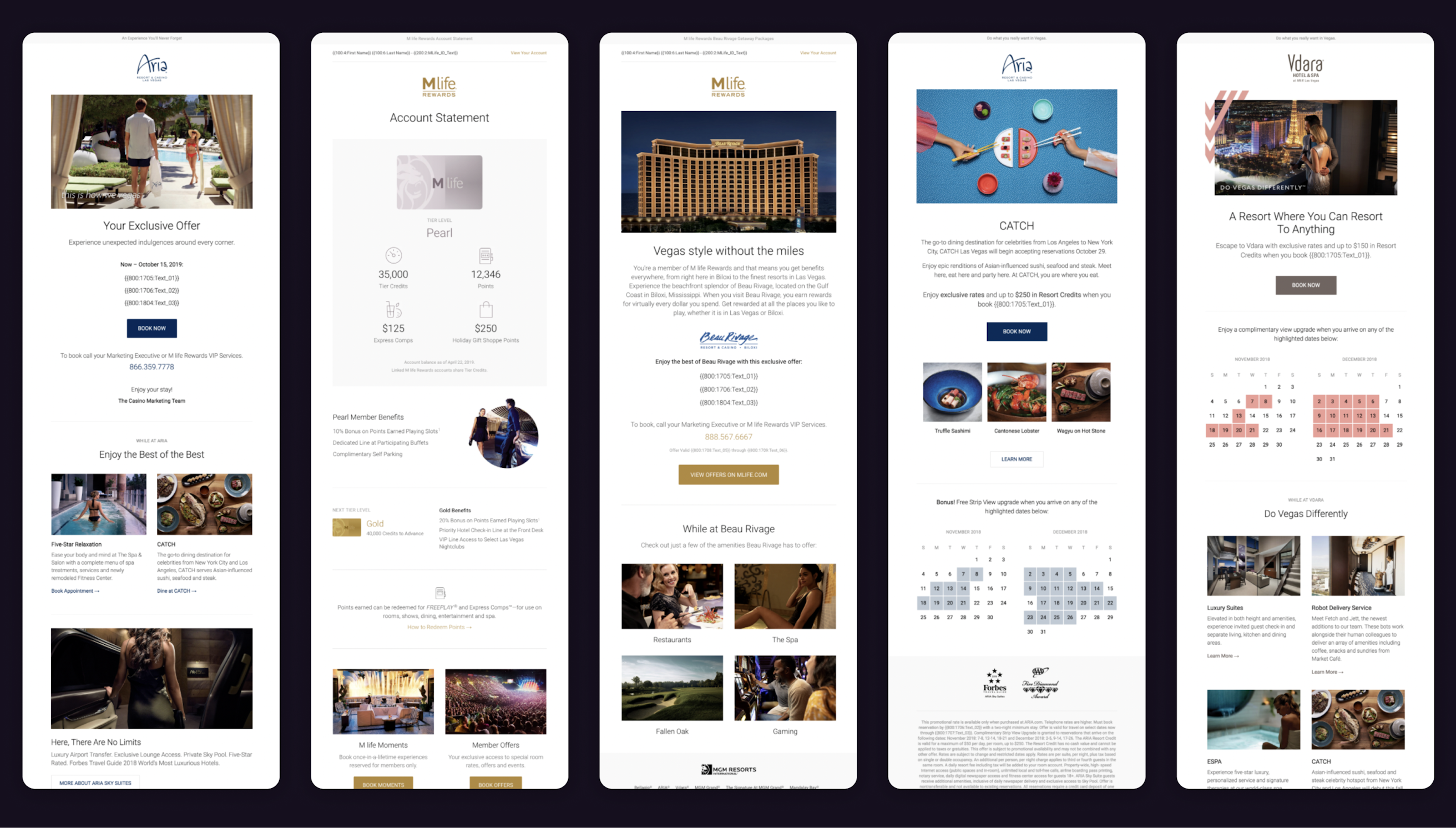 Email designs from Superformula