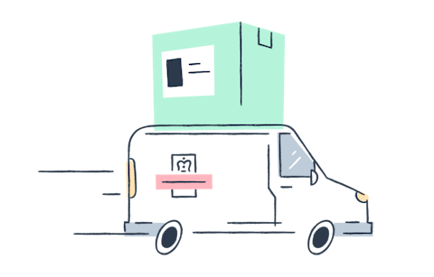 Delivery van