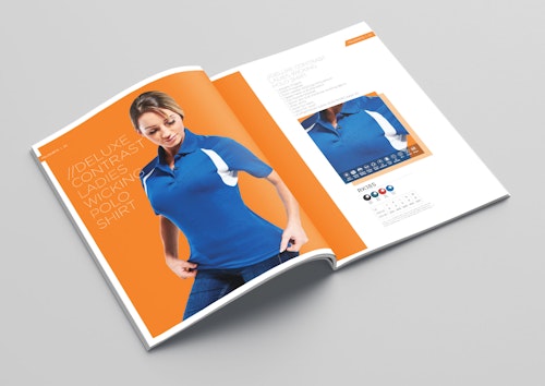 Catalogue design, artwork, and retouching