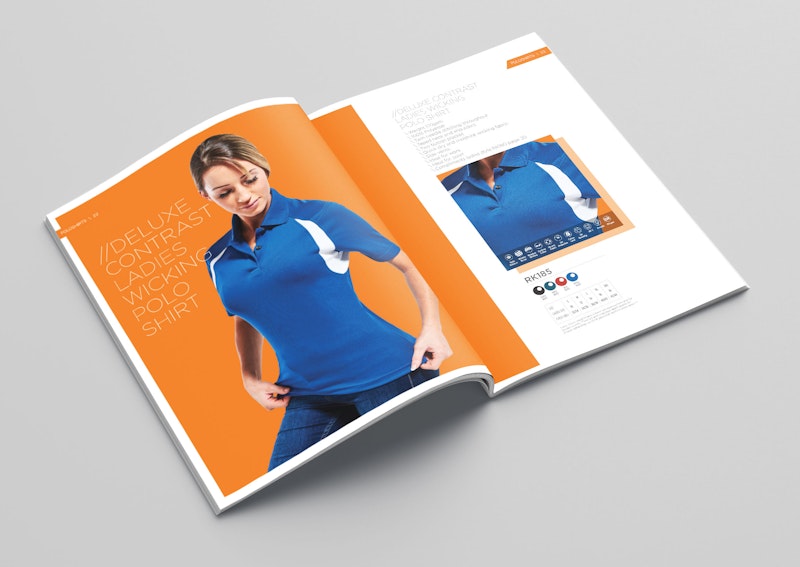 Catalogue design, artwork, and retouching