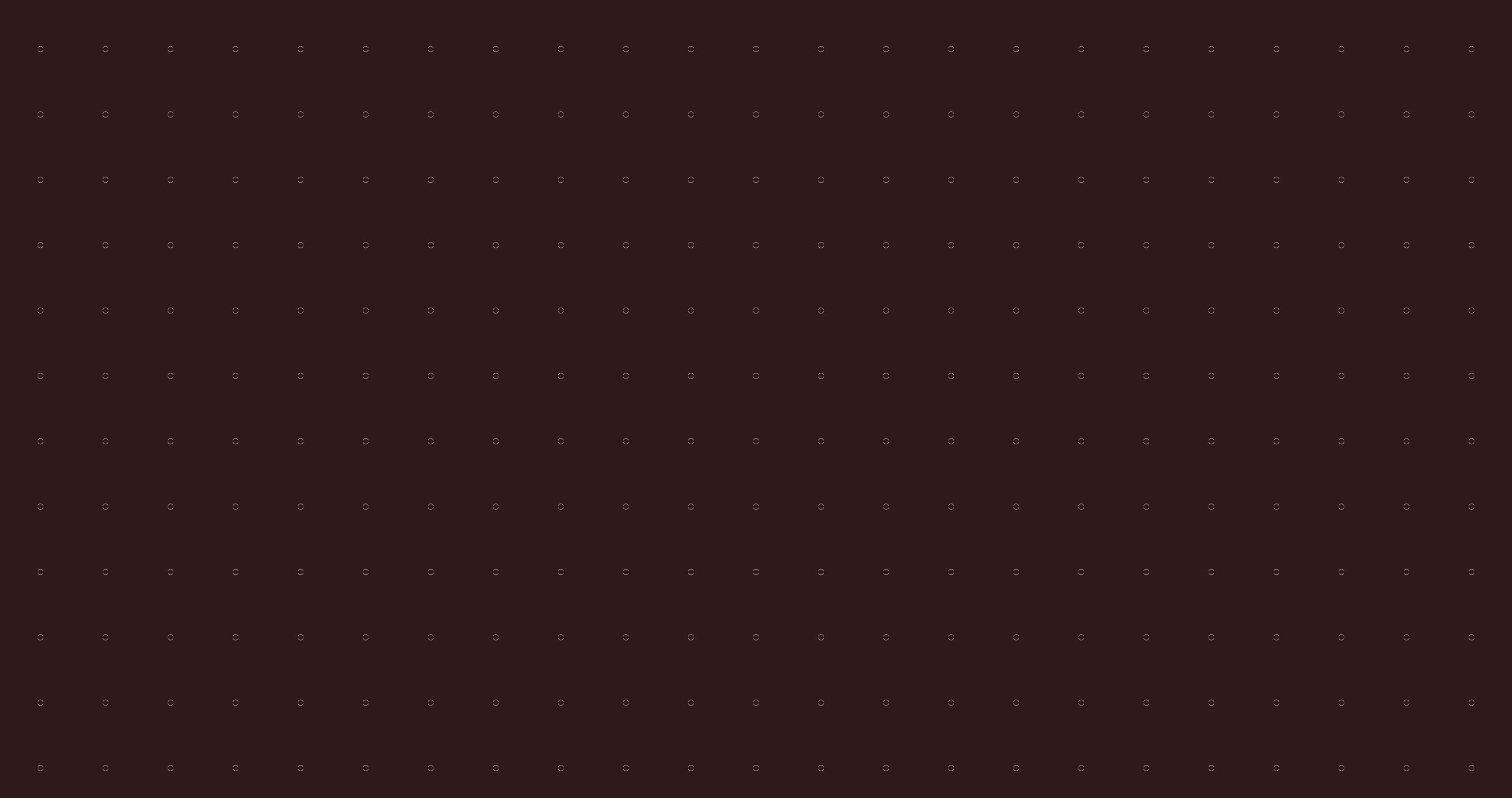 A circle pattern over a brown background.