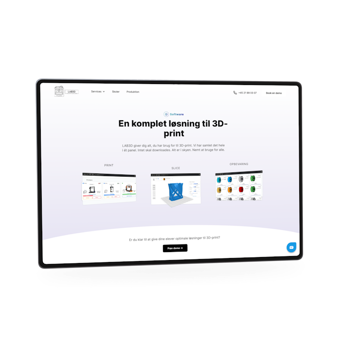 Craft Lab3d Lab3D fik et Webflow site | Hybl Media