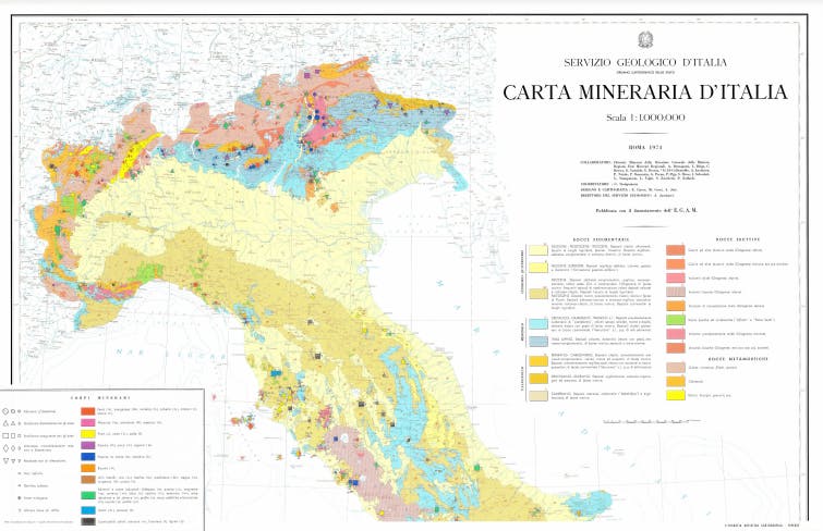 Carta Mineraria d'Italia