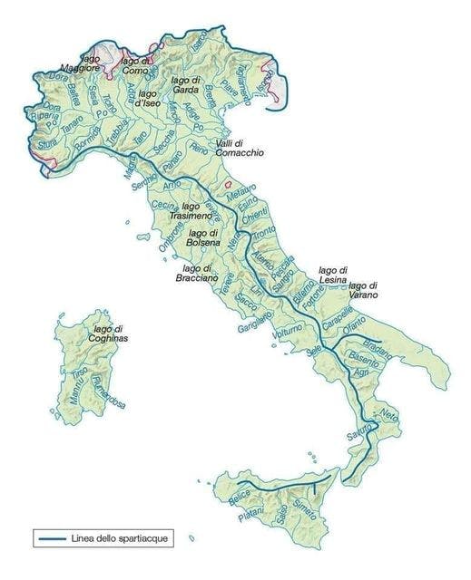 Il sentiero Italia mappa Interattiva