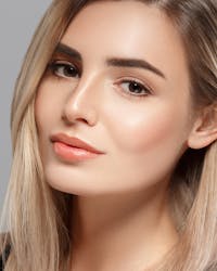 Beautiful blonde woman