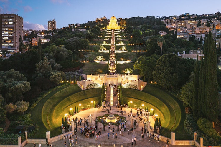 Terraces by Night: Thousands gather at Shrine of the Báb in admiration and contemplation