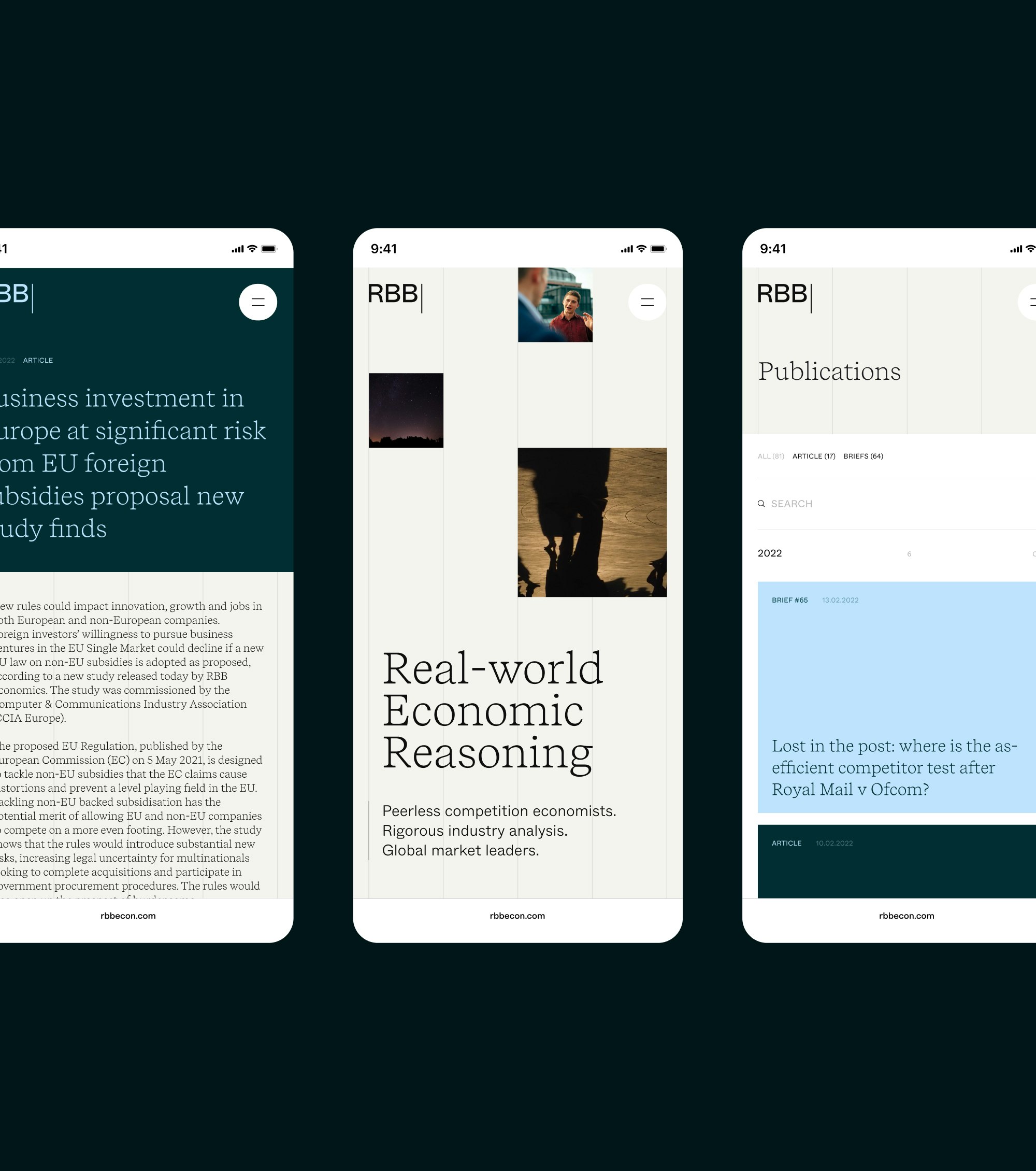 A new brand and website for RBB Economics — OHMY