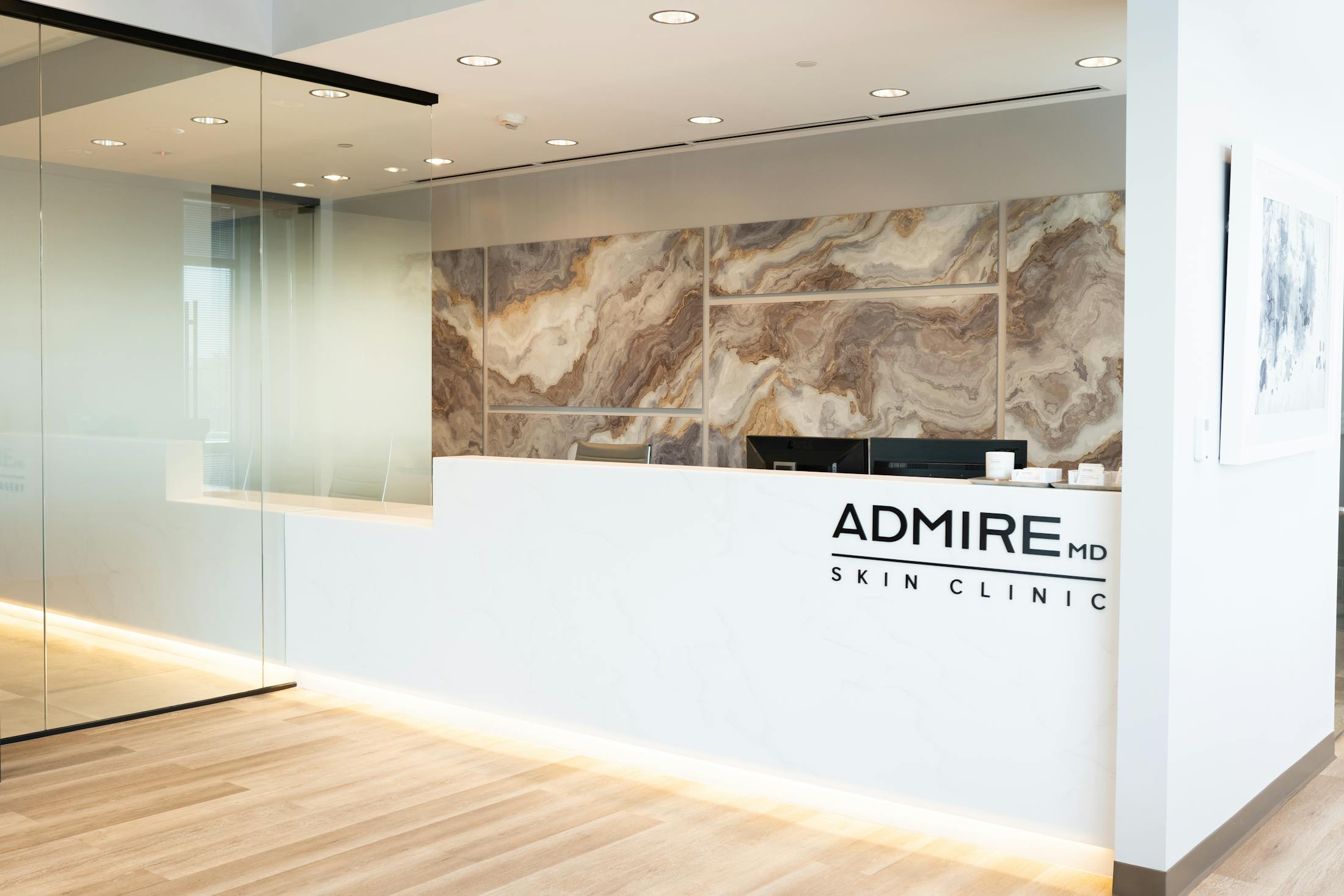 Front desk of office