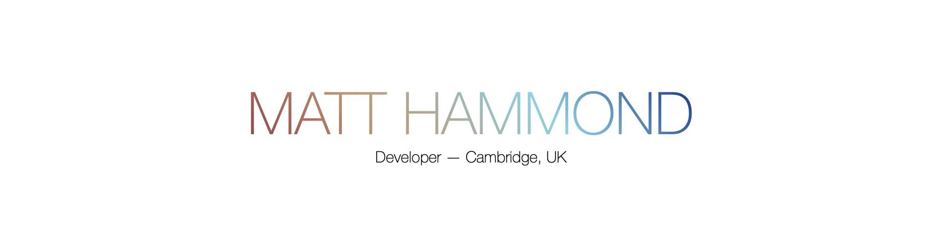 Matt Hammond Matt Hammond