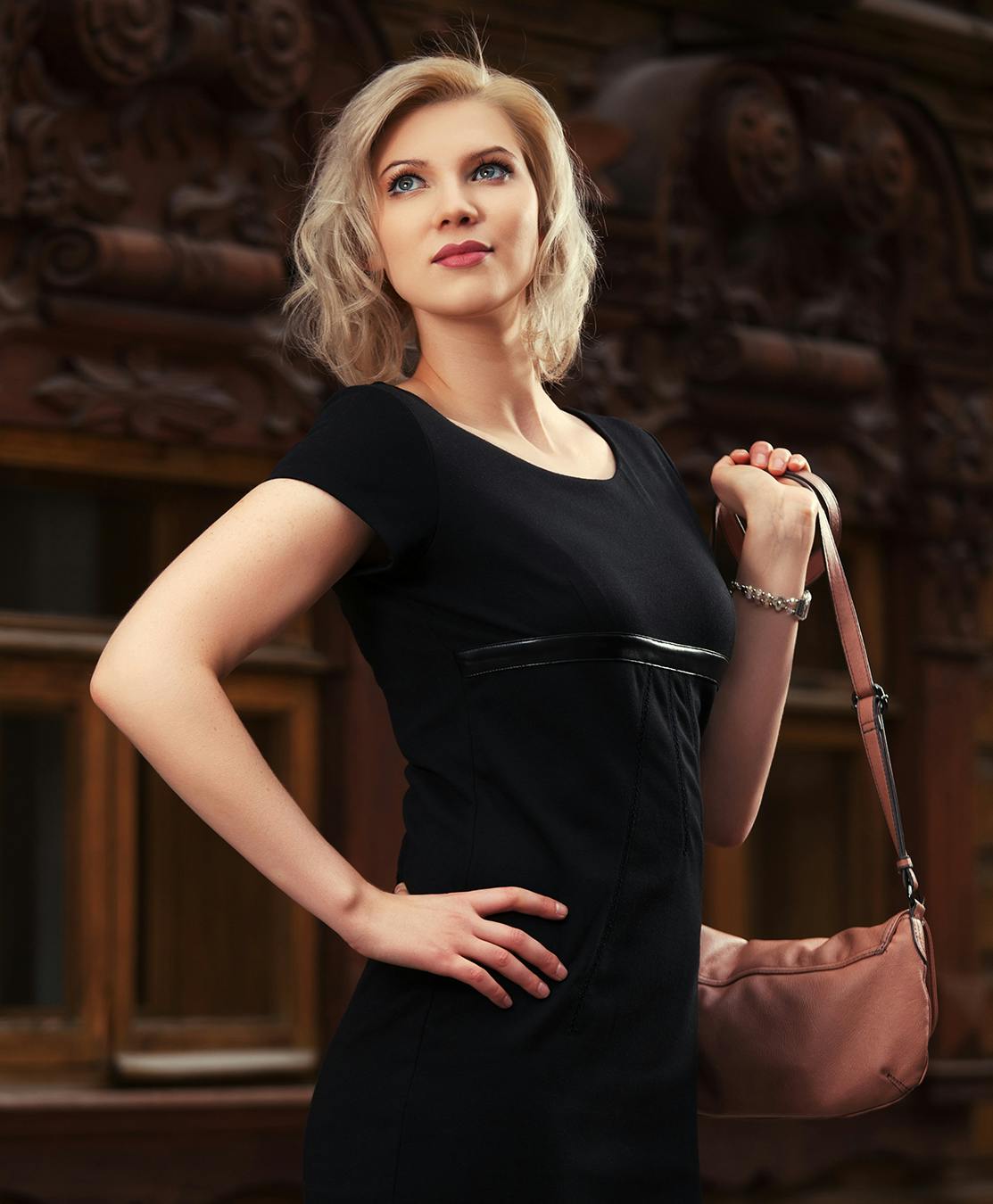 Young mom showing off her makeover