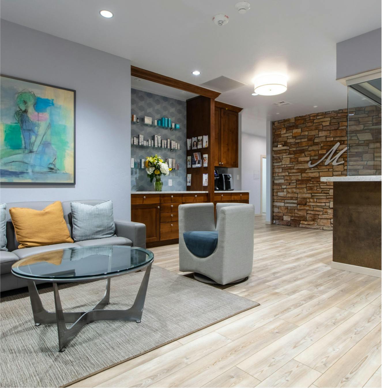 Lobby at Mangat Plastic Surgery in Aspen