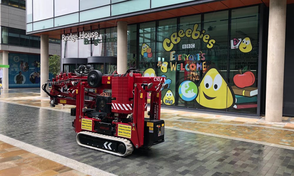 C10 Electric Crane In Media City, Manchester