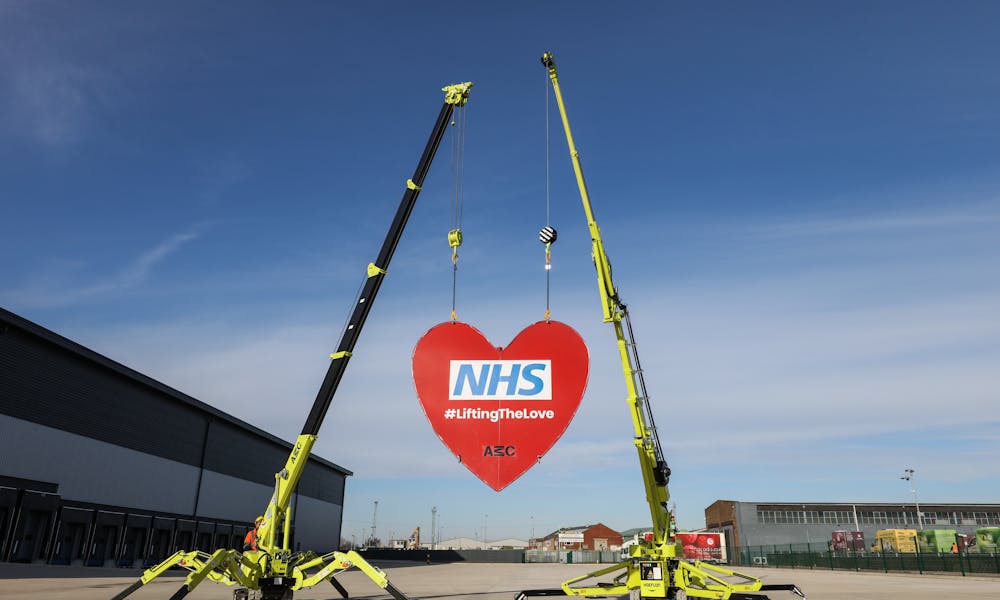 AMC Lift Giant Red Heart For R Charity
