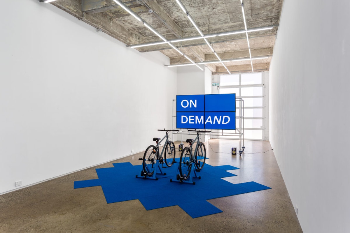 Eugenia Lim, On Demand, 2019, installation view at Gertrude Glasshouse. Photo: Christo Crocker. 