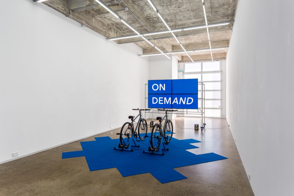 Eugenia Lim, On Demand, 2019, installation view at Gertrude Glasshouse. Photo: Christo Crocker. 