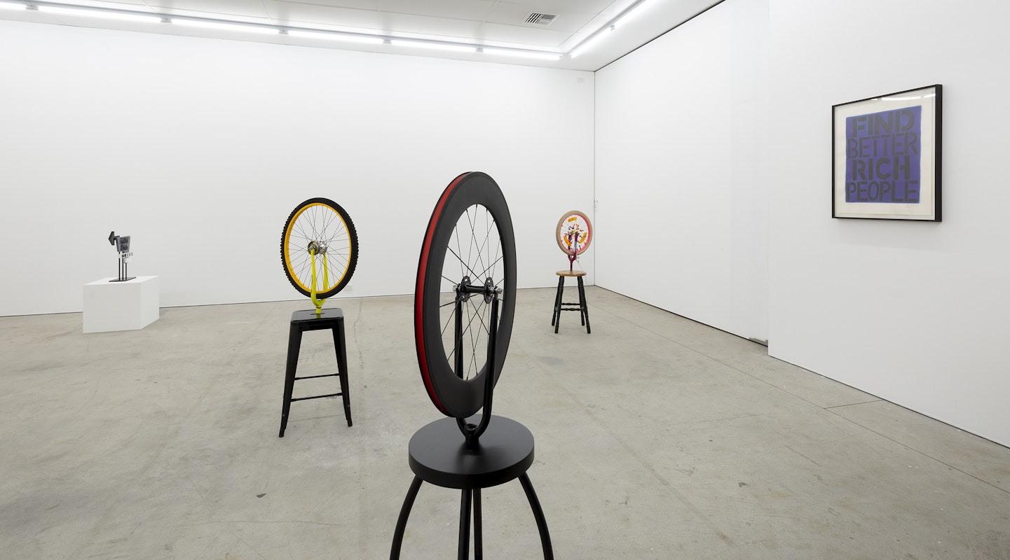 Natalie Thomas, Stage Fright, 2020, installation at Gertrude Contemporary. Photo: Christian Capurro.