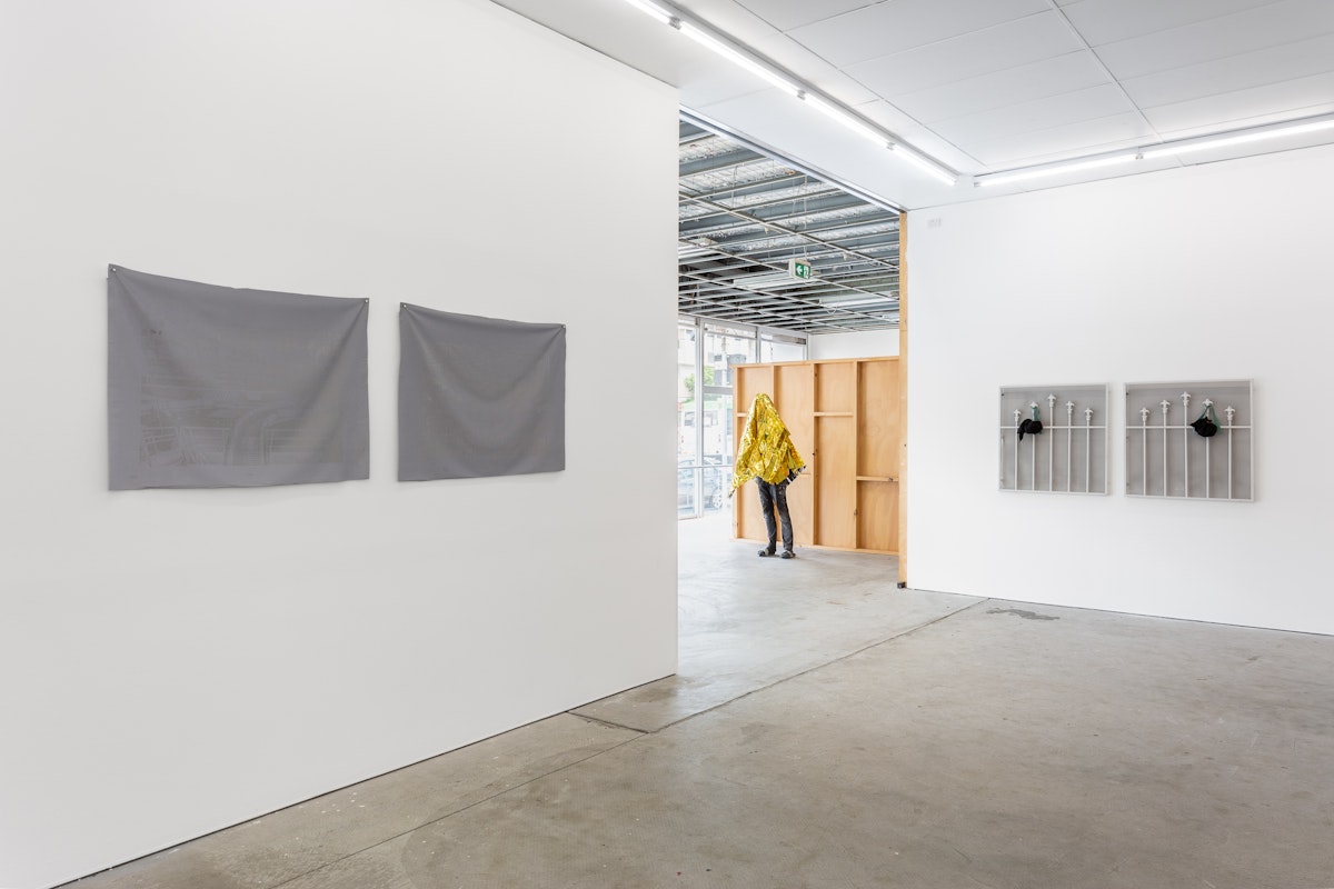 Installation view of Gertrude Studios 2019, featuring work by Eugenia Lim and Steaphon Paton at Gertrude Contemporary. Photo: Christo Crocker.