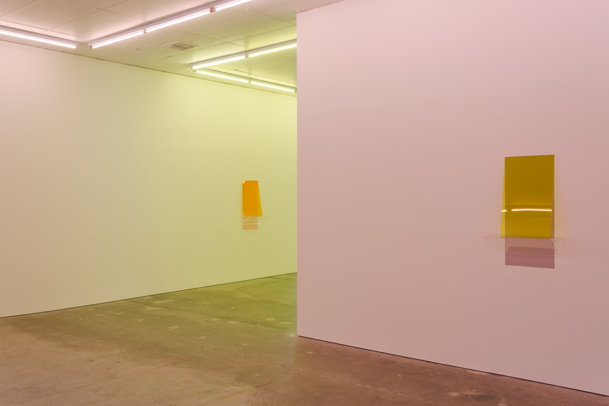 Consuelo Cavaniglia and Brenda Van Hek, an unreliable narrator, 2019, installation at Gertrude Contemporary. Photo: Christo Crocker.