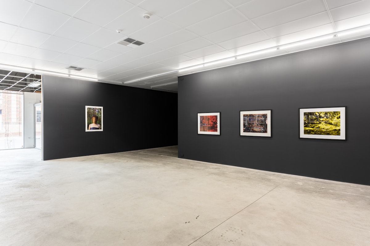 Installation view of Octopus 18: Mother Tongue, 2018, curated by Kimberley Moulton (Yorta Yorta), featuring work by Lisa Hilli and Kirsten Lyttle at Gertrude Contemporary. Photo: Christo Crocker.