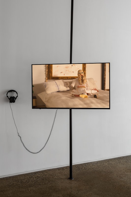 Rebecca Agnew, I like the way you Like, 2018, installation at Gertrude Glasshouse. Photo: Christo Crocker.