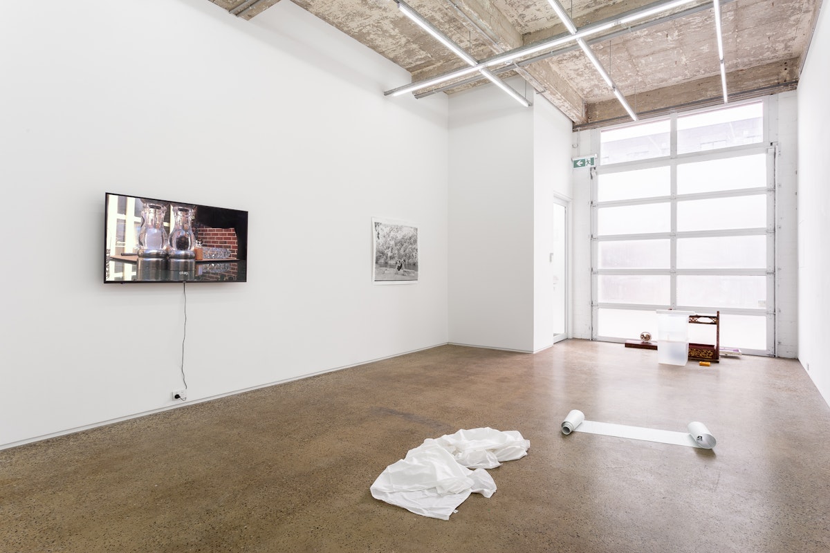 There is a pain - so utter, 2018, installation at Gertrude Contemporary. Photo: Christo Crocker. Photo: Christo Crocker.