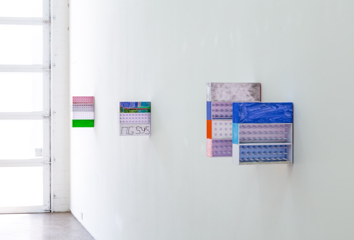 Andre Piguet, kemp, roth, comb, filter, 2018, installation at Gertrude Glasshouse.