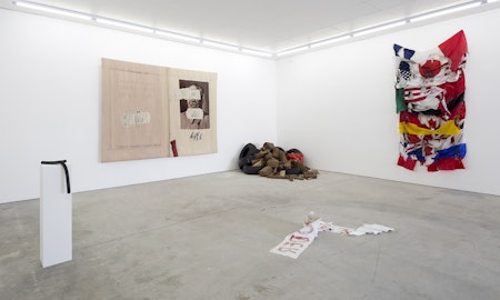 Repertoires of Contention, 2017, installation at Gertrude Contemporary. Photo: Christian Capurro.