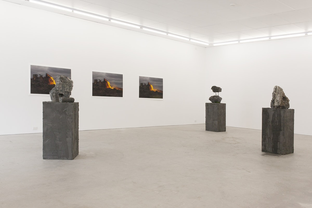Jamie North, Slag Studies, 2019, installation at Gertrude Contemporary. Photo: Jamie North 