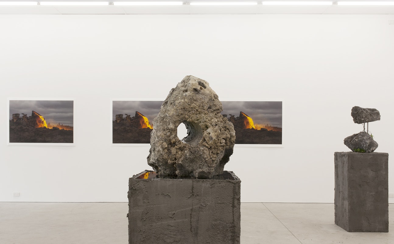 Jamie North, Slag Studies, 2019, installation at Gertrude Contemporary. Photo: Jamie North 