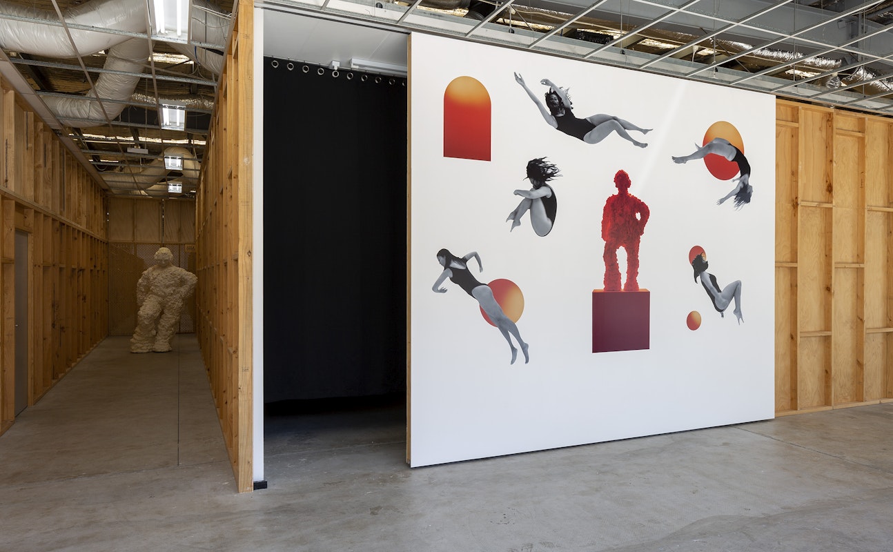 Amrita Hepi, Monumental, 2021, installation view at Gertrude Contemporary. Photo: Christian Capurro