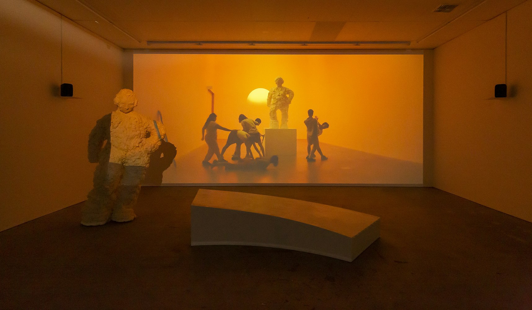Amrita Hepi, Monumental, 2021, installation view at Gertrude Contemporary. Photo: Christian Capurro