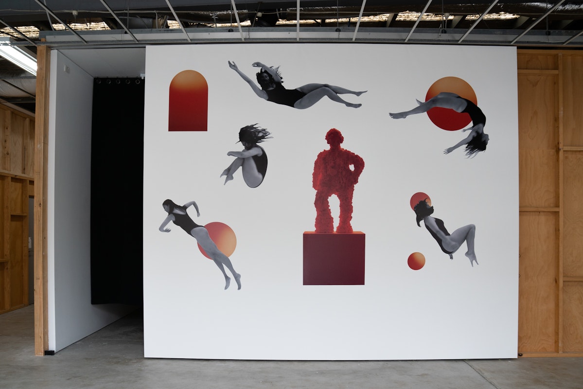 Amrita Hepi, Monumental, 2021, installation view at Gertrude Contemporary. Photo: Christian Capurro