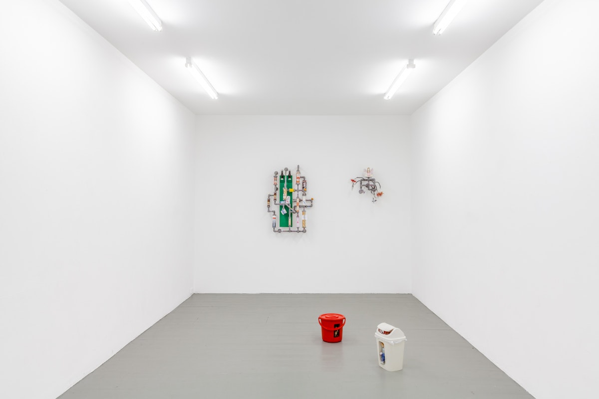 Sean Peoples, Sorting Demon, 2015, installation at Gertrude Contemporary. Photo: Christo Crocker.