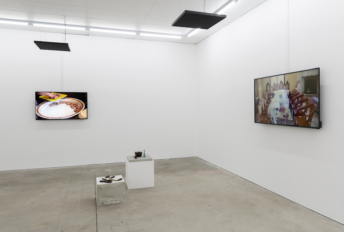 Lara Chamas, The entrance to Paradise lies at your mother's hands, 2021, installation at Gertrude Contemporary. Photo: Christian Capurro