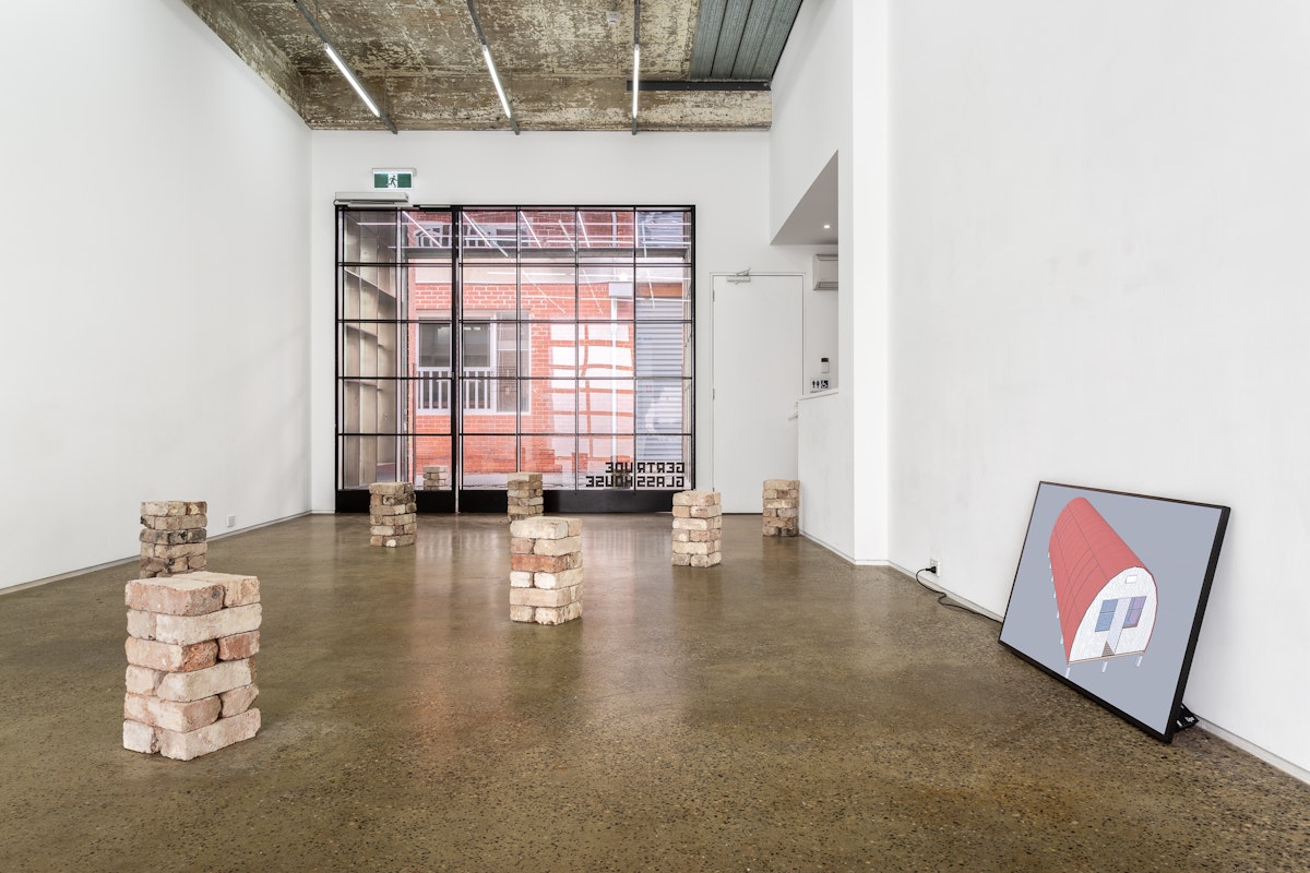 Ciaran Begley and James Nguyen, Hell is Other People, installation at Gertrude Glasshouse. Photo: 2019, Elizabeth Clancy. 