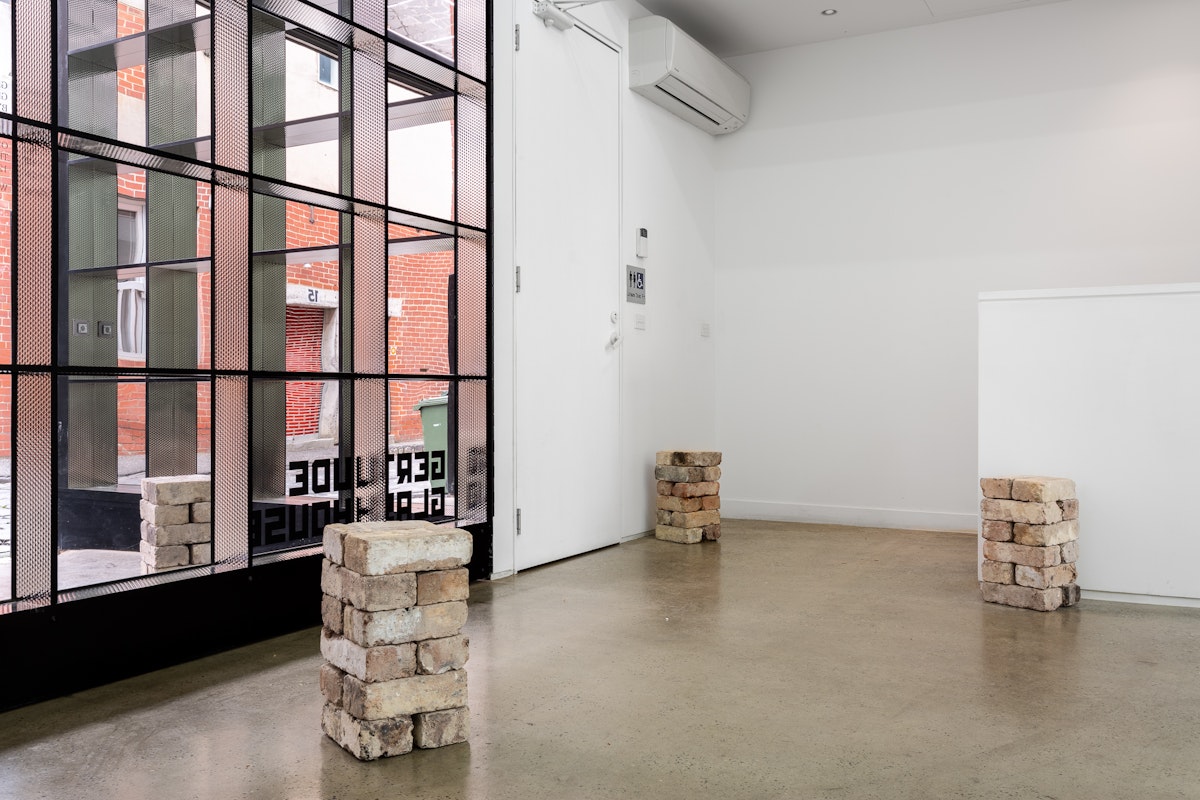 Ciaran Begley and James Nguyen, Hell is Other People, 2019, installation at Gertrude Glasshouse. Photo: Elizabeth Clancy.