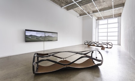 Steaphan Paton, The Australian Inquisition, 2019, installation at Gertrude Glasshouse. Photo: Tobiaz Titz.