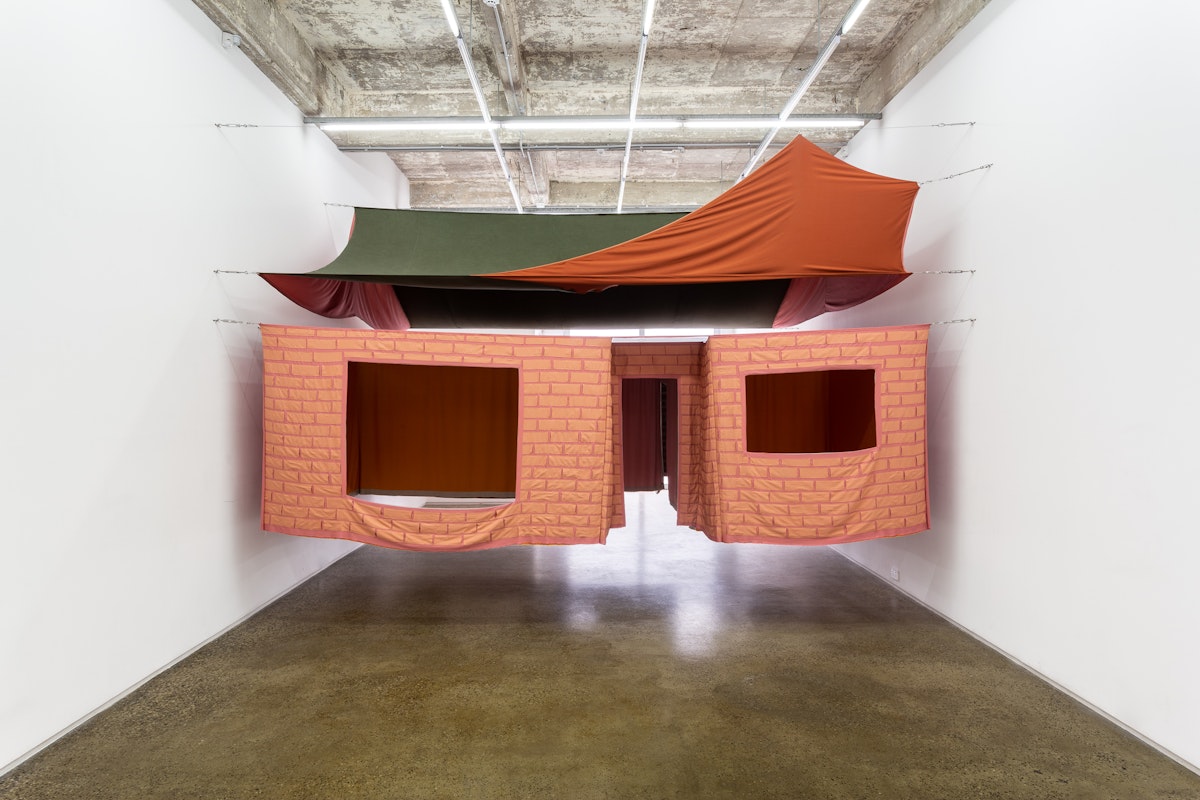 Esther Stewart, The space has been created for something to happen; 1:2, 2019, installation at Gertrude Glasshouse.