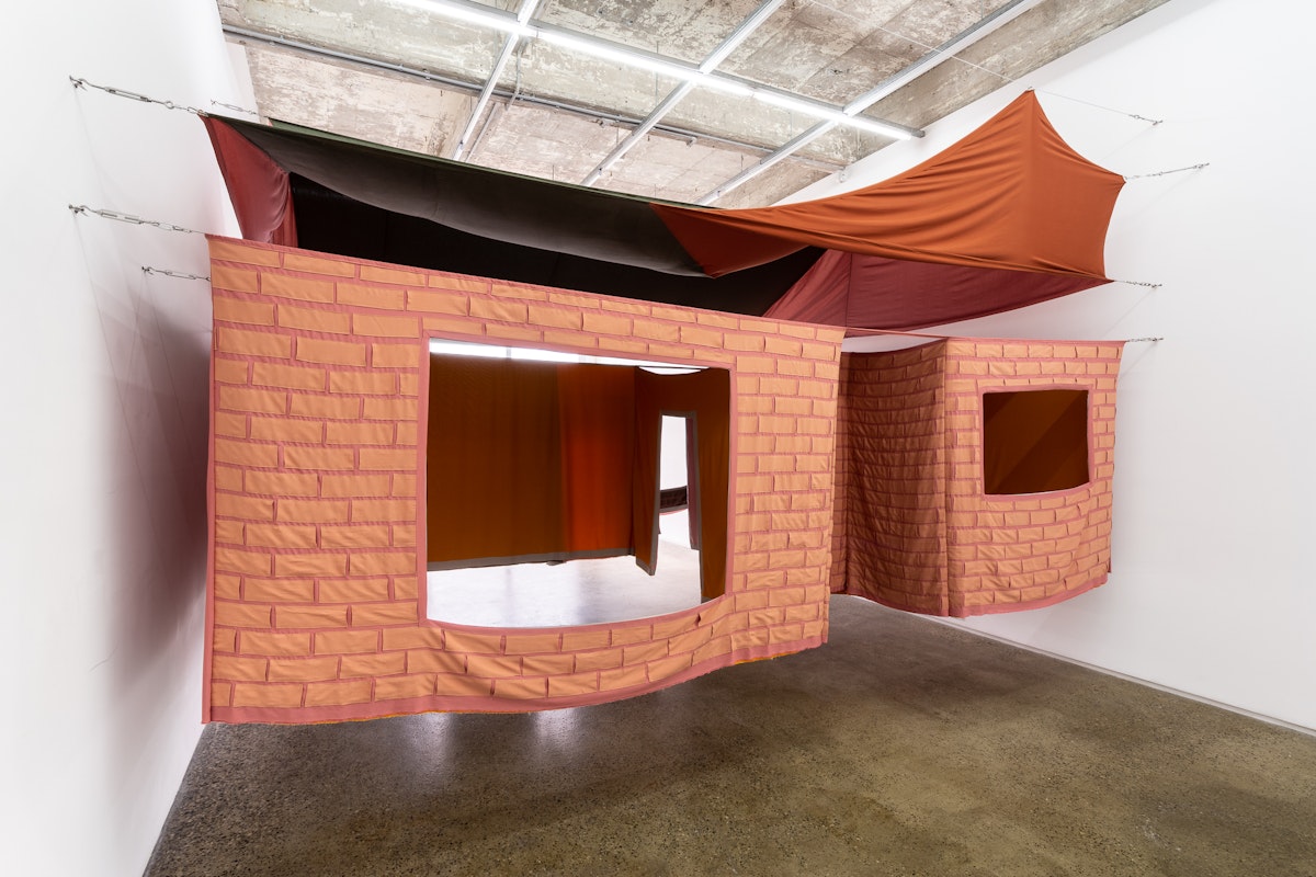Esther Stewart, The space has been created for something to happen; 1:2, 2019, installation at Gertrude Glasshouse.
