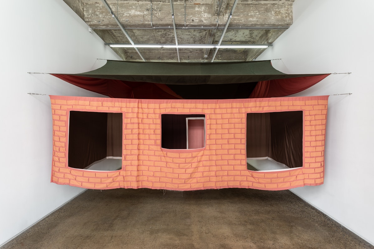 Esther Stewart, The space has been created for something to happen; 1:2, 2019, installation at Gertrude Glasshouse.