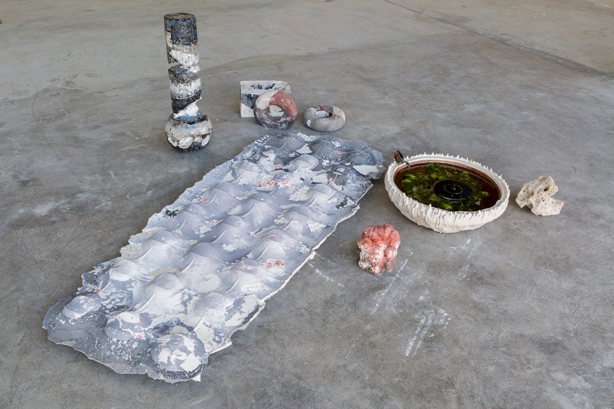 Adam John Cullen, They’re supposed to be relaxing, 2017, presented as part of Gertrude Studios 2017 at Gertrude Contemporary. Photo: Christo Crocker.
