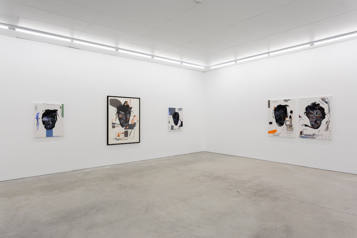 Shane Cotton, Black Hole, 2018, installation at Gertrude Contemporary. Photographer: Christo Crocker.