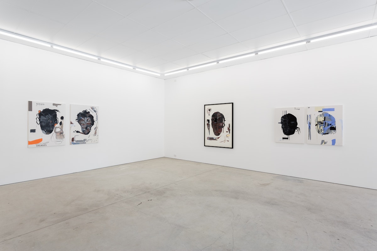 Shane Cotton, Black Hole, 2018, installation at Gertrude Contemporary. Photographer: Christo Crocker. 