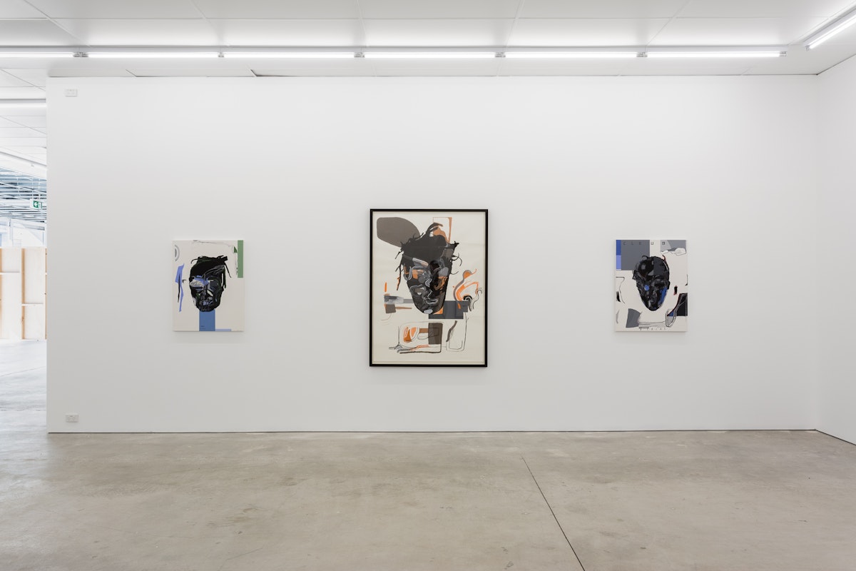 Shane Cotton, Black Hole, 2018, installation at Gertrude Contemporary. Photographer: Christo Crocker. 