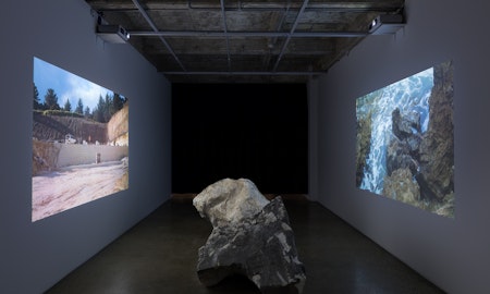 Noriko Nakamura, Erosion, 2017, installation at Gertrude Glasshouse. Photo: Matthew Stanton.