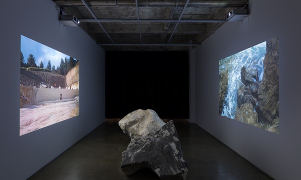 Noriko Nakamura, Erosion, 2017, installation at Gertrude Glasshouse. Photo: Matthew Stanton.