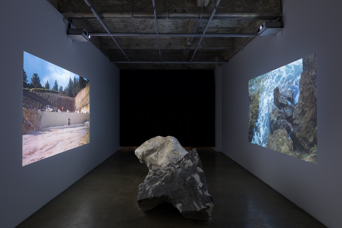 Noriko Nakamura, Erosion, 2017, installation at Gertrude Glasshouse. Photo: Matthew Stanton. 