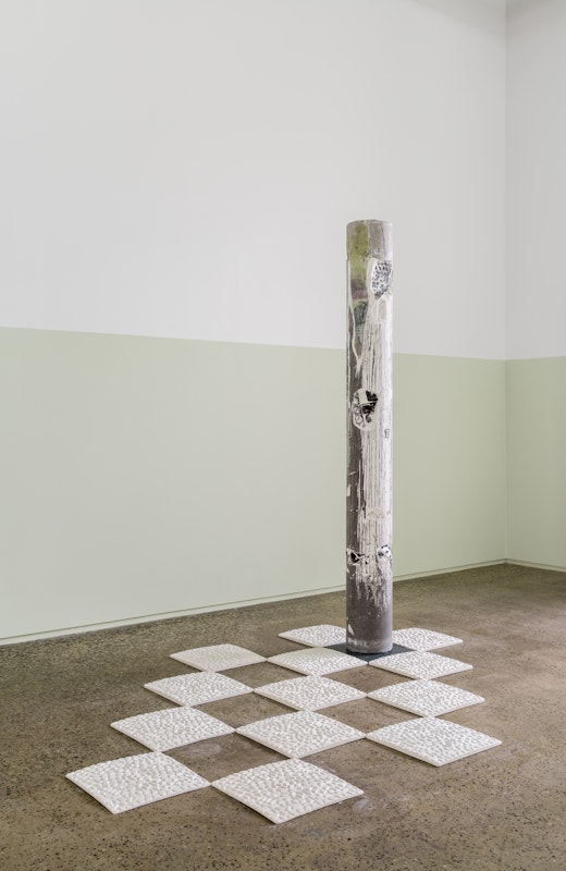 Adam John Cullen, dissolve, 2017, installation at Gertrude Glasshouse. Photo: Christo Crocker.